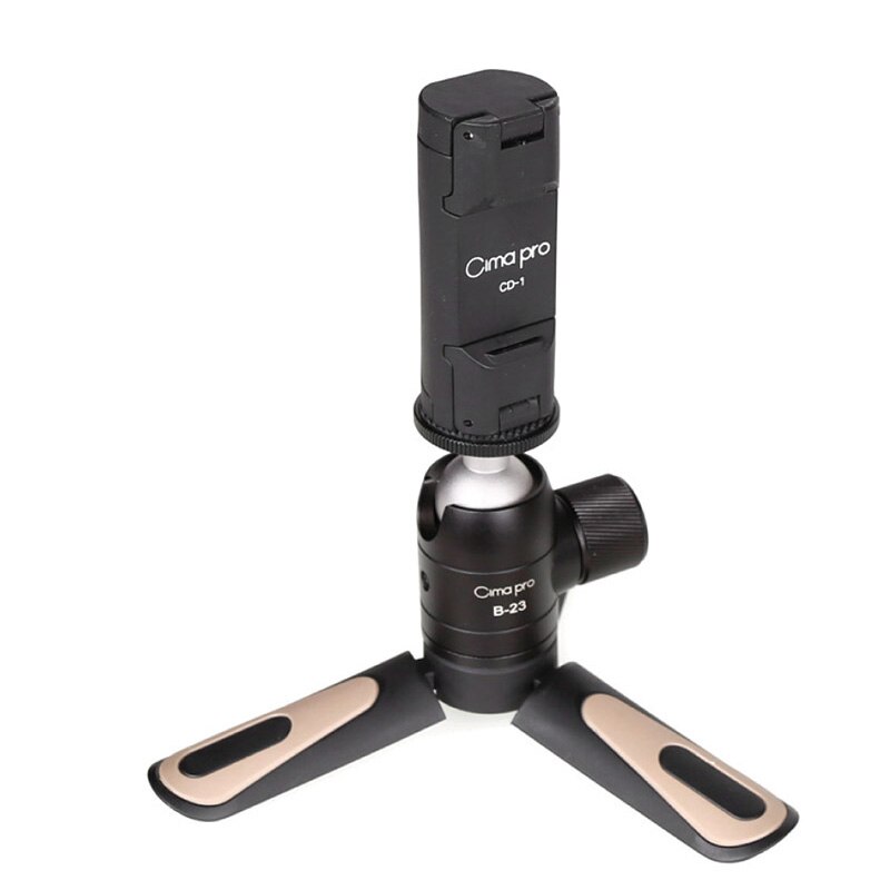 Xiletu B-23 Statief Hoofd Aluminiumlegering Metalen Mini 360 Graden Tripod Ball Head Panoramisch Hoofd W 1/4 Schroef Voor Dslr gopro