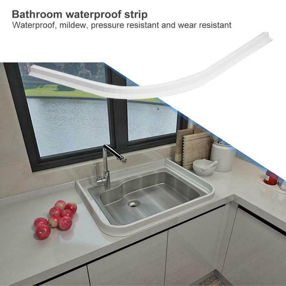 Flexibele Siliconen Water Stopper Strips Vloer Water Barrières Voor Keuken Badkamer Voor