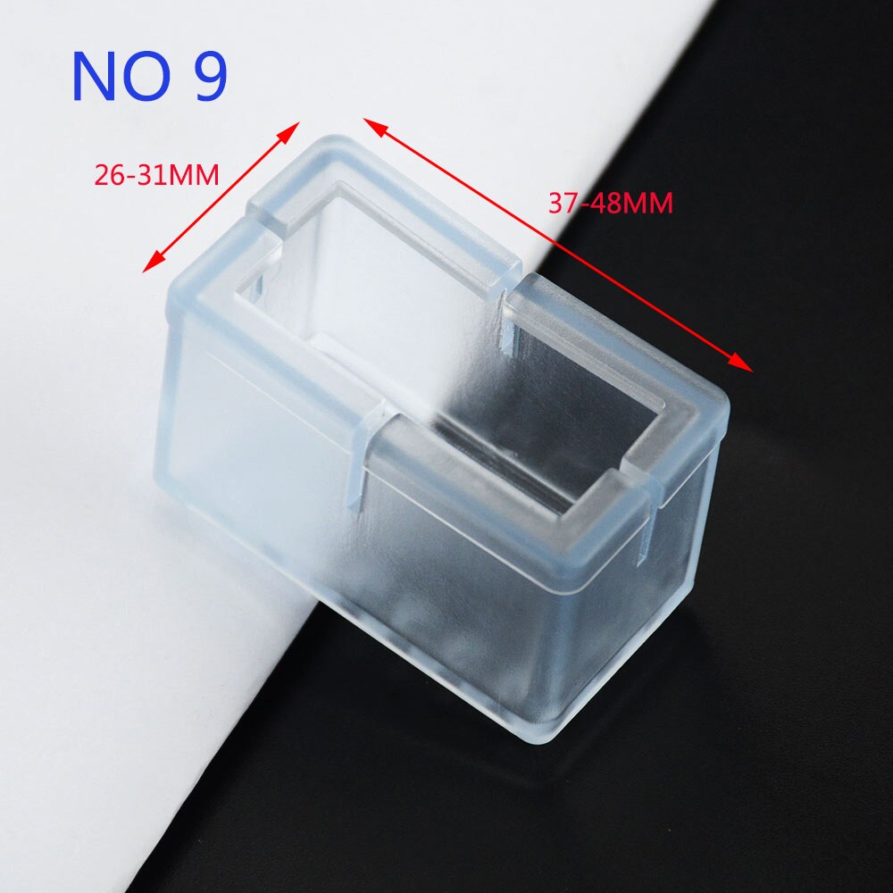 4 Stks/partijen Tafel Stoel Been Mat Siliconen Antislip Stoel Been Caps Voet Bescherming Cover Pads Houten Vloer Protectors 12/24/32Pcs: NO.9