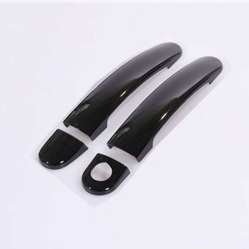 Para VW Golf 5 MK5 Volkswagen Golf V Rabbit 1K 2004 negro brillante cromado cubiertas de manija de puerta de coche accesorios pegatinas de estilo: Gris