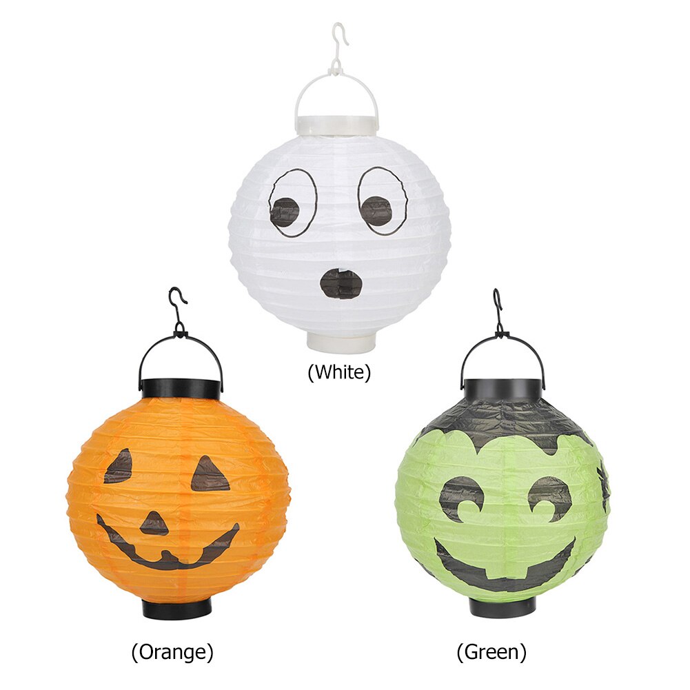 20cm nowa papierowa na Halloween dynia wisząca latarenka Eventy uroczystość przerażające akcesoria dekoracyjne DIY rękodzieło festiwal papier latarnia