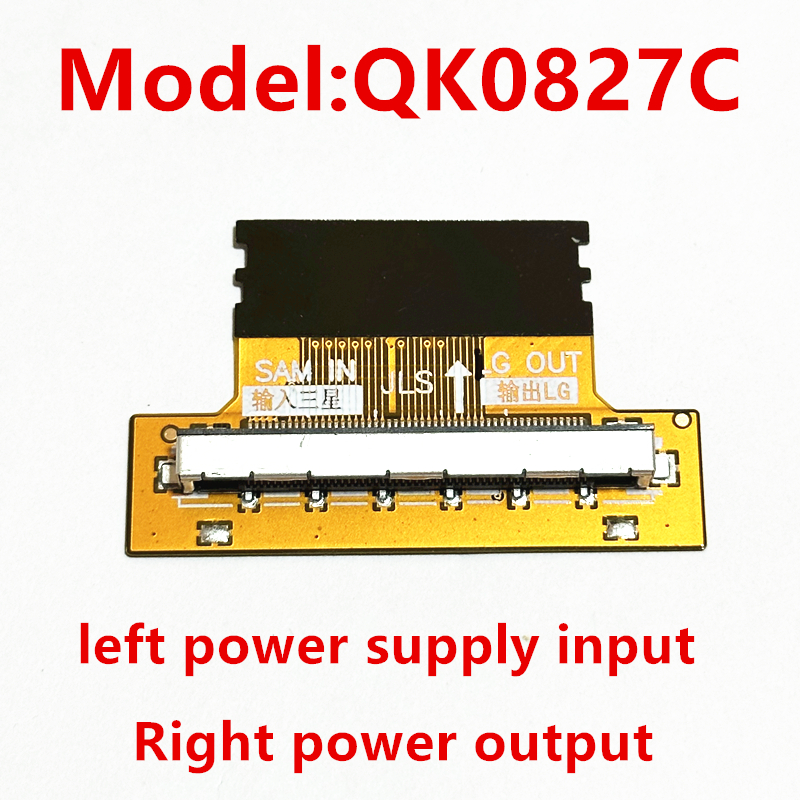 modèle FHD LVDS LVDS 51pin SAM tour LC câble connecteur câble adaptateur carte gauche et droite remplacement modèle: Grey