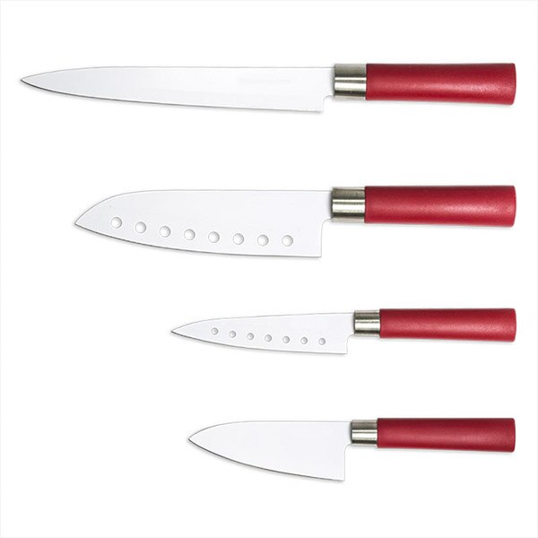 Cecotec Santoku cuchillos con revestimiento de cerámica (Juego de 4)