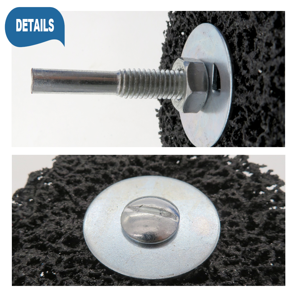 3 Inch Slijpschijf 3 Stuks 75 Mm Strip Schijven Schoon Poly Strip Wiel Disc Voor Haakse Slijpmachines Schoon Verwijderen Verf Roterende Schurende