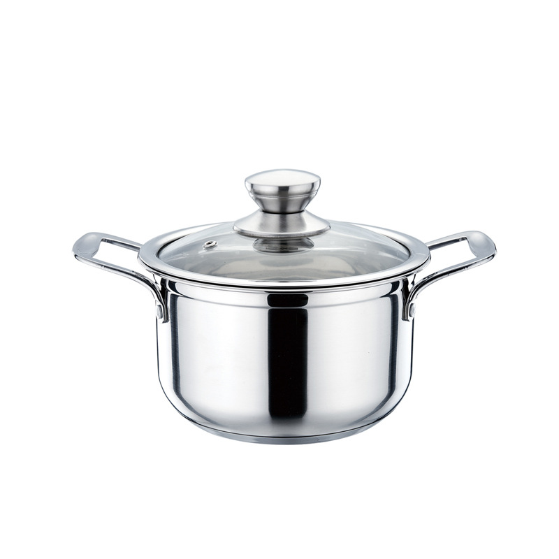 Food grade stainless steel soup household pot kitchenware non-magnetic stainless steel pot general stove