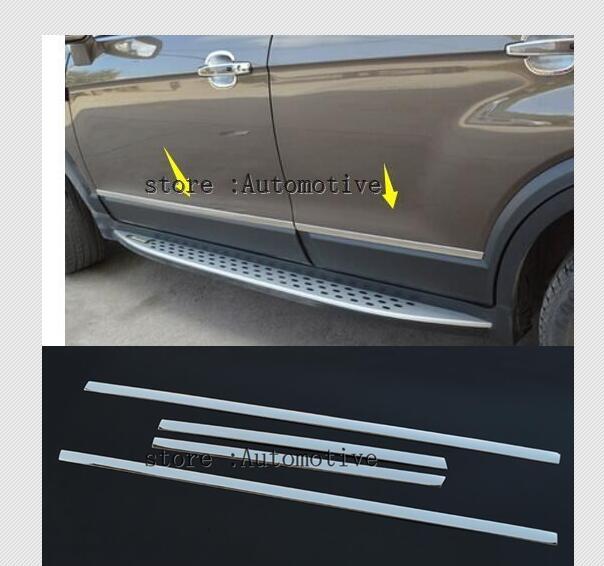 Accessoires! Voor Chevrolet Holden Captiva Roestvrij Stalen Deur Body Molding Bezel Protector Cover Trim