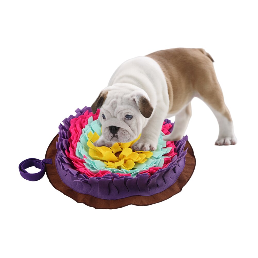 Tapis Anti-reniflement pour chiens, couverture d'entraînement Anti-fuite, soulage le Stress nasal, jouet Puzzle pour animaux de compagnie: Purple