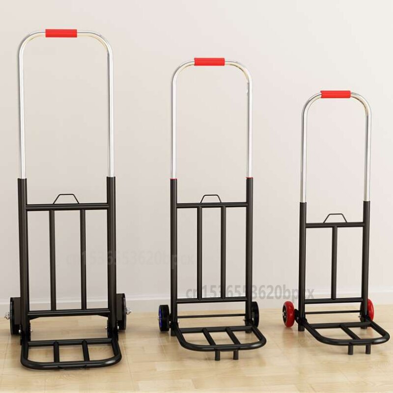Small Pull Cart Home Folding Retractable Trolley Shopping Compression-resistant and Wear-resistant Luggage Carrying Pull A Truck