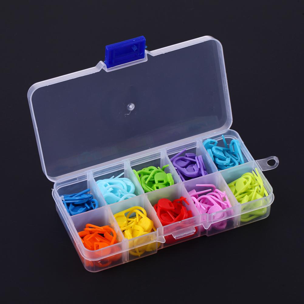120pcs/Box 10 Colors Plastic Knitting Accessories ... – Grandado