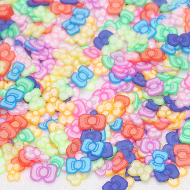 300 stk fargerike polymer leire hjem dekor dekorasjoner til utsmykninger negle blomst håndverk klistremerker kunst flatback scrapbooking
