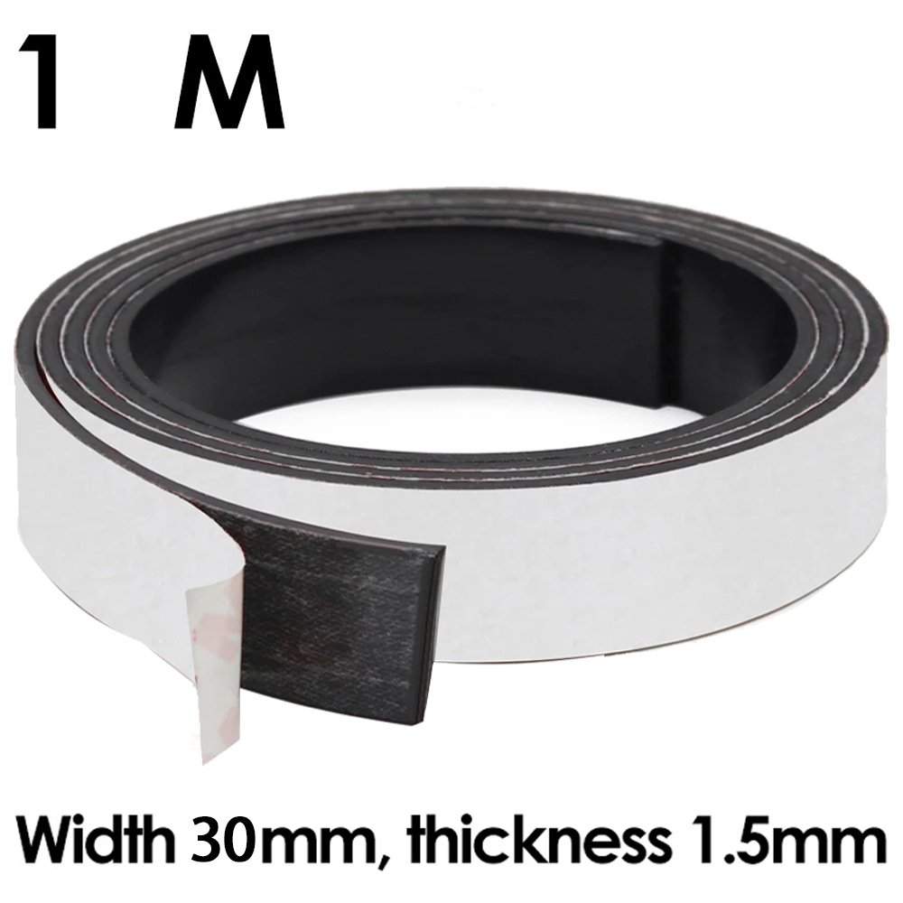Magnetische tape Zelfklevende rubberen magneetband Sterke flexibele magneetstrip Thuis Afstandsbediening Opslag Stickers Gereedschap Organizer: Licht Groen
