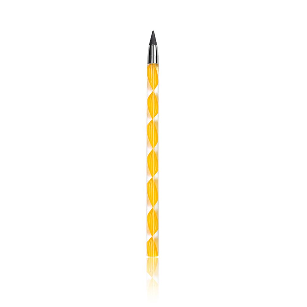 Nessun inchiostro penna eterna carino staccabile nuova matita HB matita cancellabile studente penna per scrivere penna per bambini penna per pittura matita meccanica: yellow1