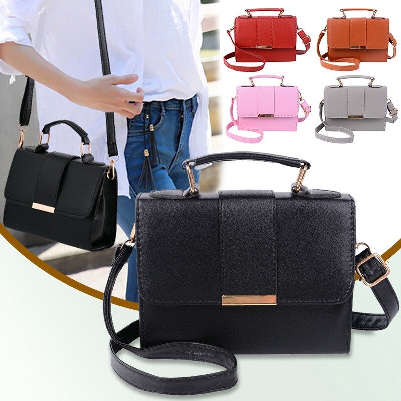 Mode Meisje Schoudertas Vrouwen Tas Lederen Crossbody Tassen Portemonnee Decoratieve Tas Dames Portemonnee Messenger