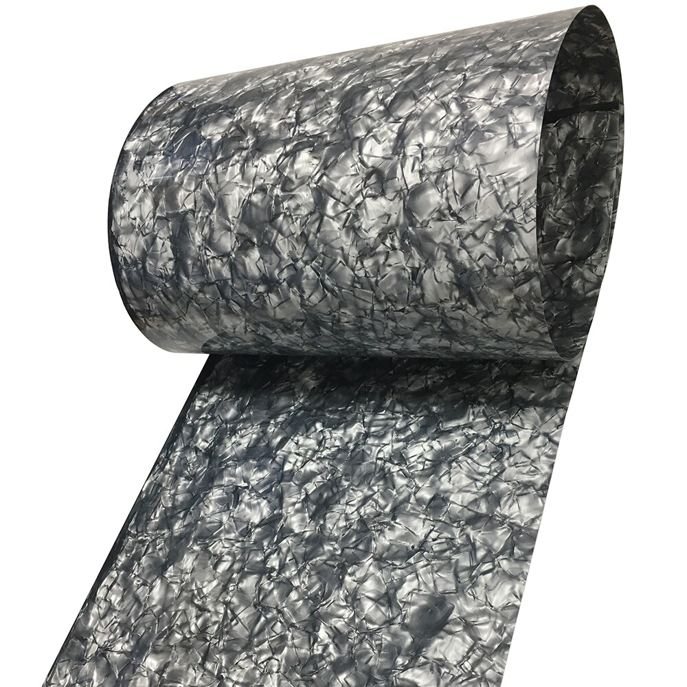 Drum Wrap 16" x 60" 0.50mm Grey Pearl Big Pattern Celluloid Sheet Musical Instrument Deco Sheet