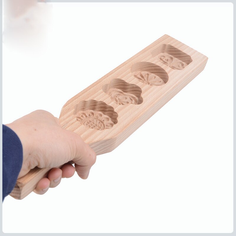 Moon Cake Mold Household Hand-pressing Baking Tools Mung Bean Cake Ice Skin Mid-Autumn Dessert Hand Mold Kitchen Accessories