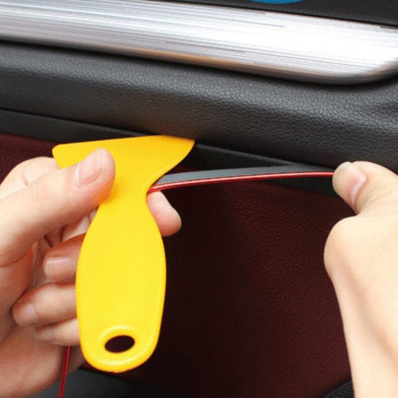 Auto Car Styling Strip Trim Decals Interior Door Sticker Moulding Line