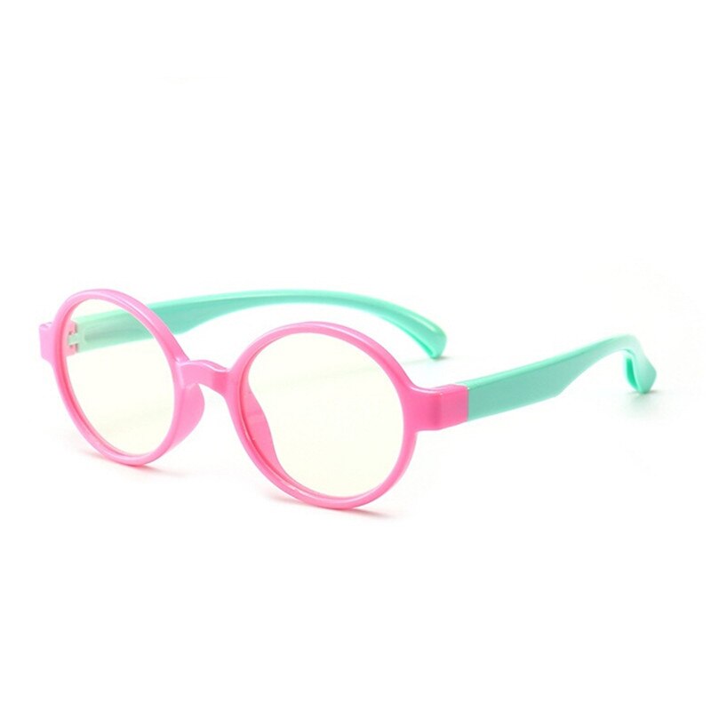 Iboode Kids Bril Bril Bril TR90 Frame Eyewear Kids UV400 Jongen Meisjes Leuke Cool Bril Voor Kinderen Jongens Meisjes: Roze