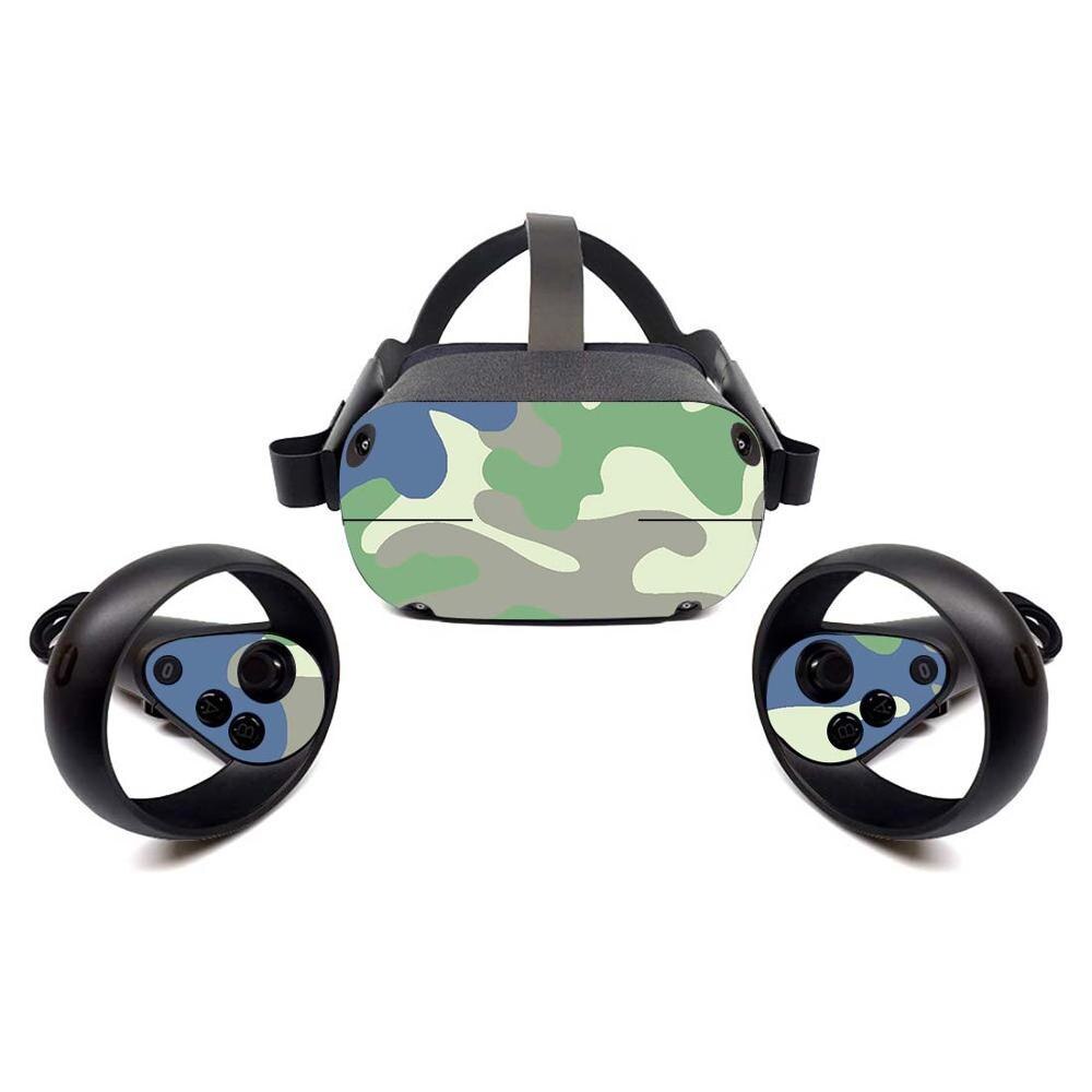 Cool Camouflage Camo Vinyl Sticker Skin Sticker Voor Oculus Quest Vr Bril