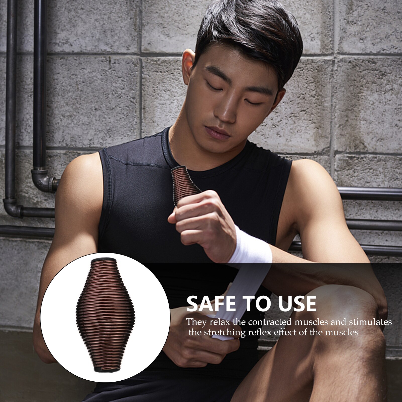 Resorte de acero de agarre de mano, fortalecedor, alivio del estrés, alivio del estrés