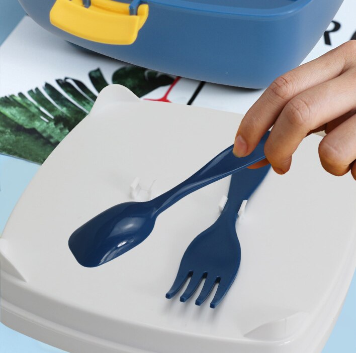 Bento Salad Lunch Container To Go, 1200ml Salad Bowls with Compartments, Salad Dressings Container for Salad Toppings, Snacks