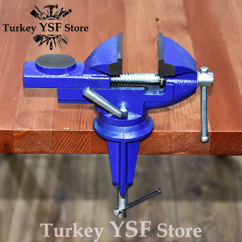 60 mm Table Bench Vise Bench Swivel Clamp Work Vice Craft Repair Tool Metal Working Tool