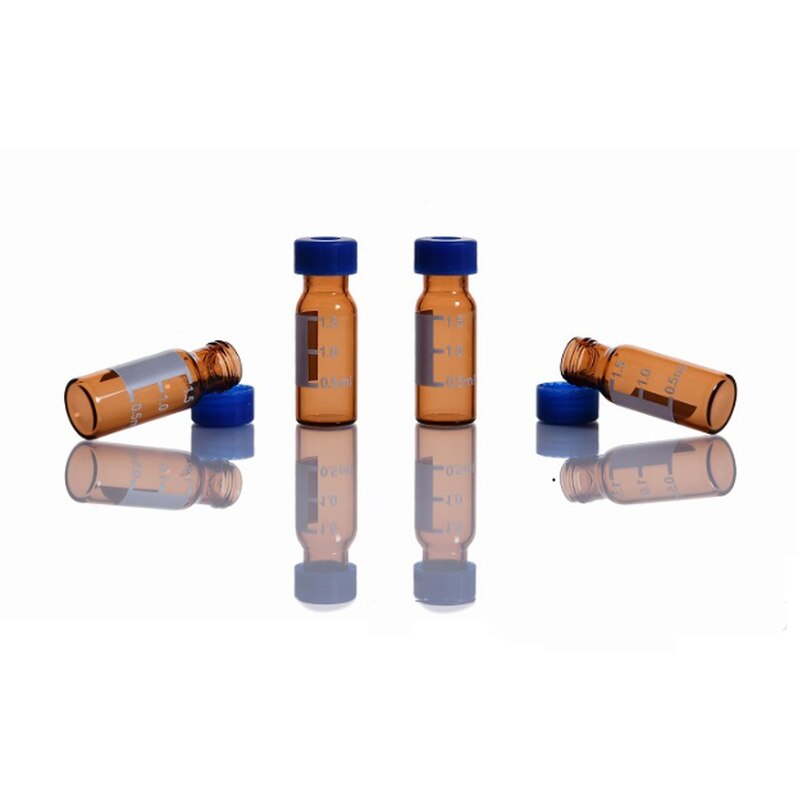 100 Pcs Chromatography Autosampler Vial 4ml Glass Reagent Bottle for lab