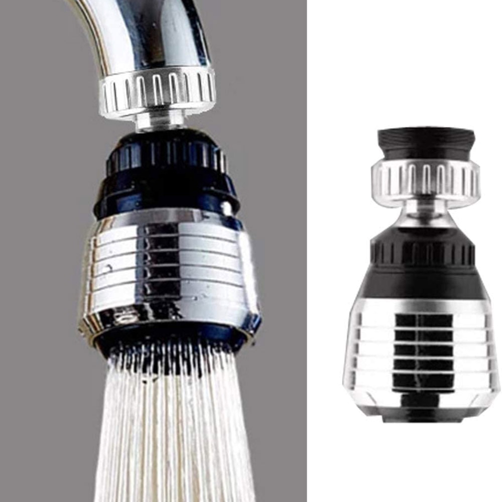 Grifo de ahorro de agua para cocina, difusor de aireador giratorio de ahorro de 360 grados, adaptador de filtro de boquilla de grifo para cocina y baño, 1 unidad