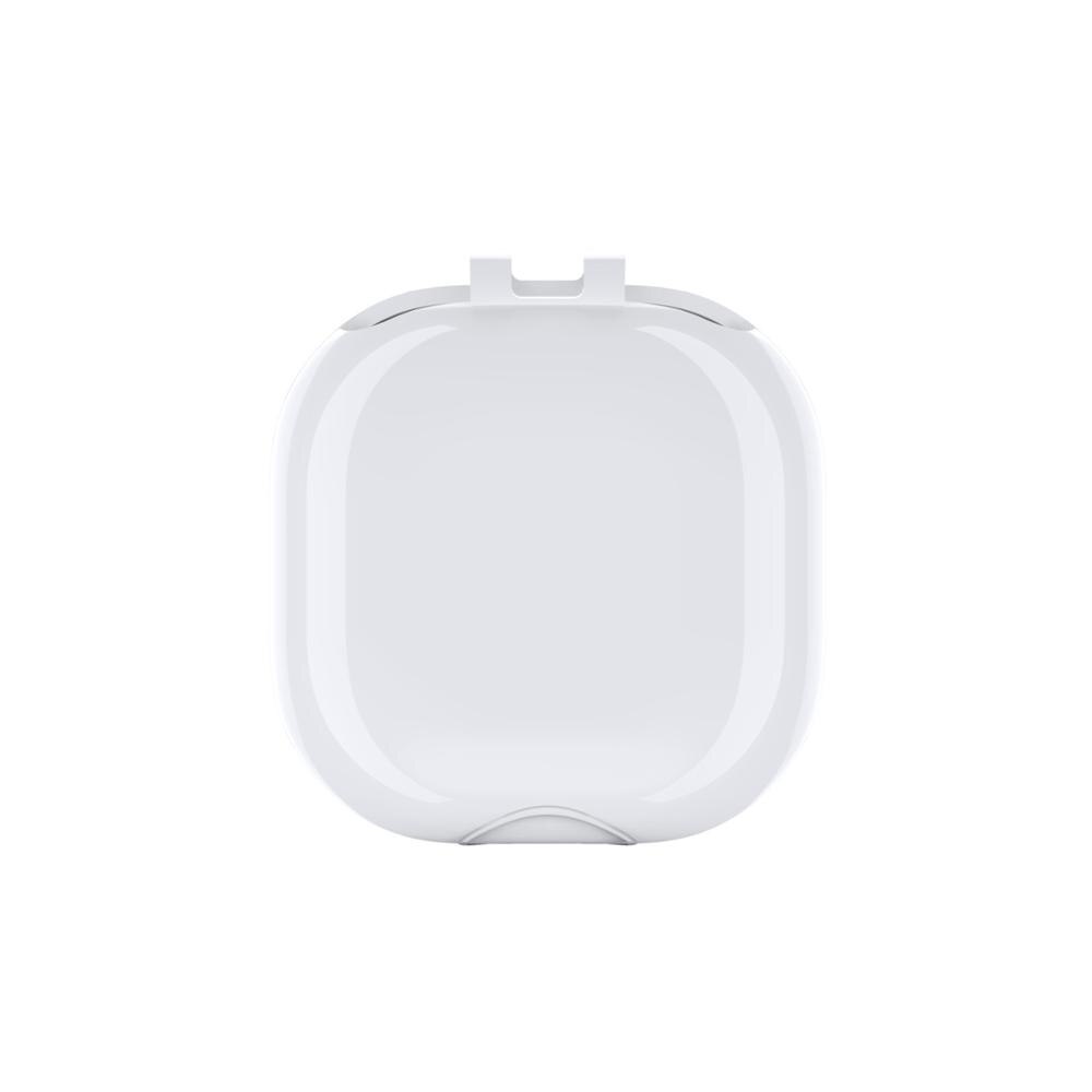 Hoesjes voor samsung galaxy buds live met haak oordopjes softshell beschermer accessoires voor samsung galaxy buds live hoesjes: Effen wit