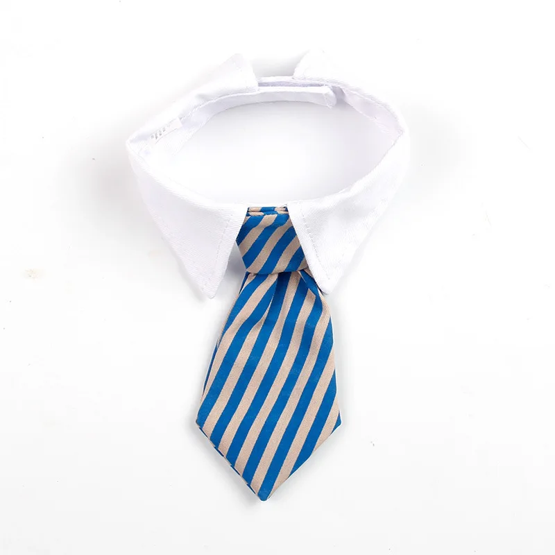 Noeud de smoking officiel pour animal de compagnie, collier noir et rouge pour chien et chat, accessoires pour animaux de compagnie, mariage, , de fête: L / GRIS
