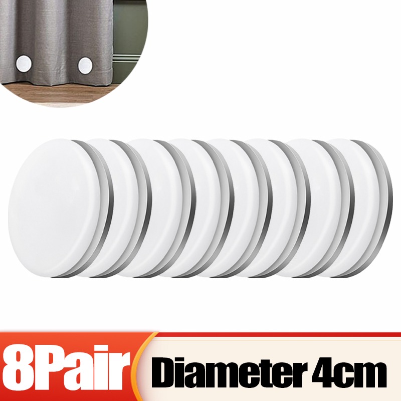 Magnetic Curtain Weight Magnet Buckle Fridge Tablecloth Button Windproof Shower Curtain Magnet Buckle Strong Drapery Weight Clip: Navy Blue