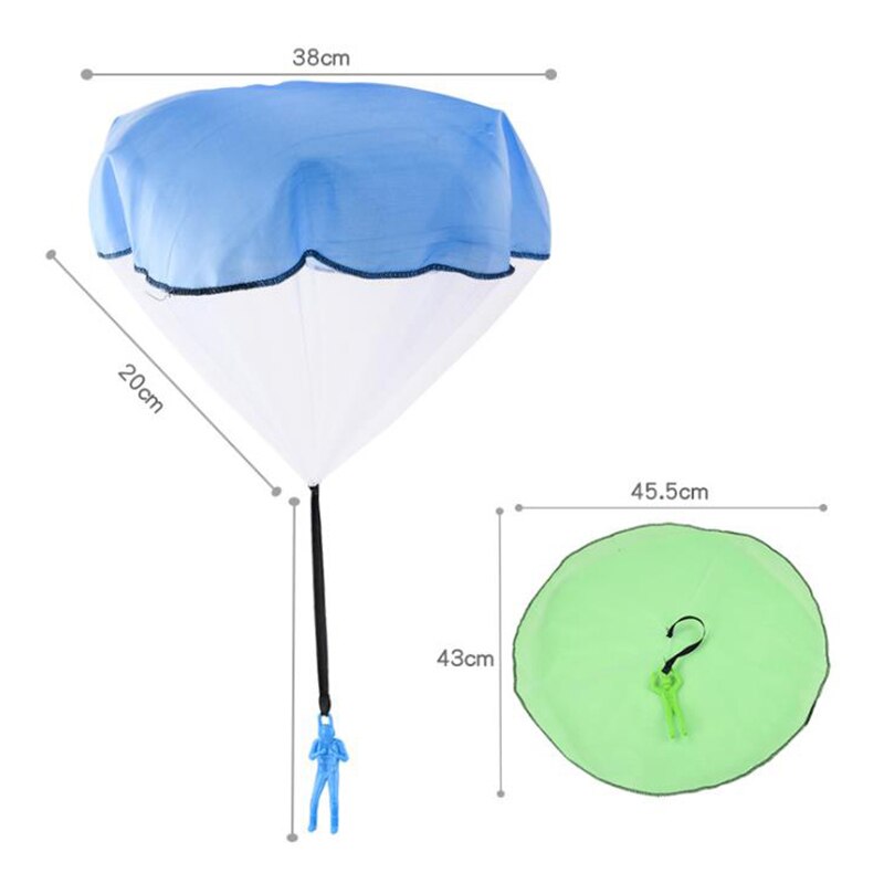 Grappig Kids Hand Gooien Parachute Speelgoed Voor Kinderen Educatief Parachute Met Figuur Soldier Outdoor Play Games Sport