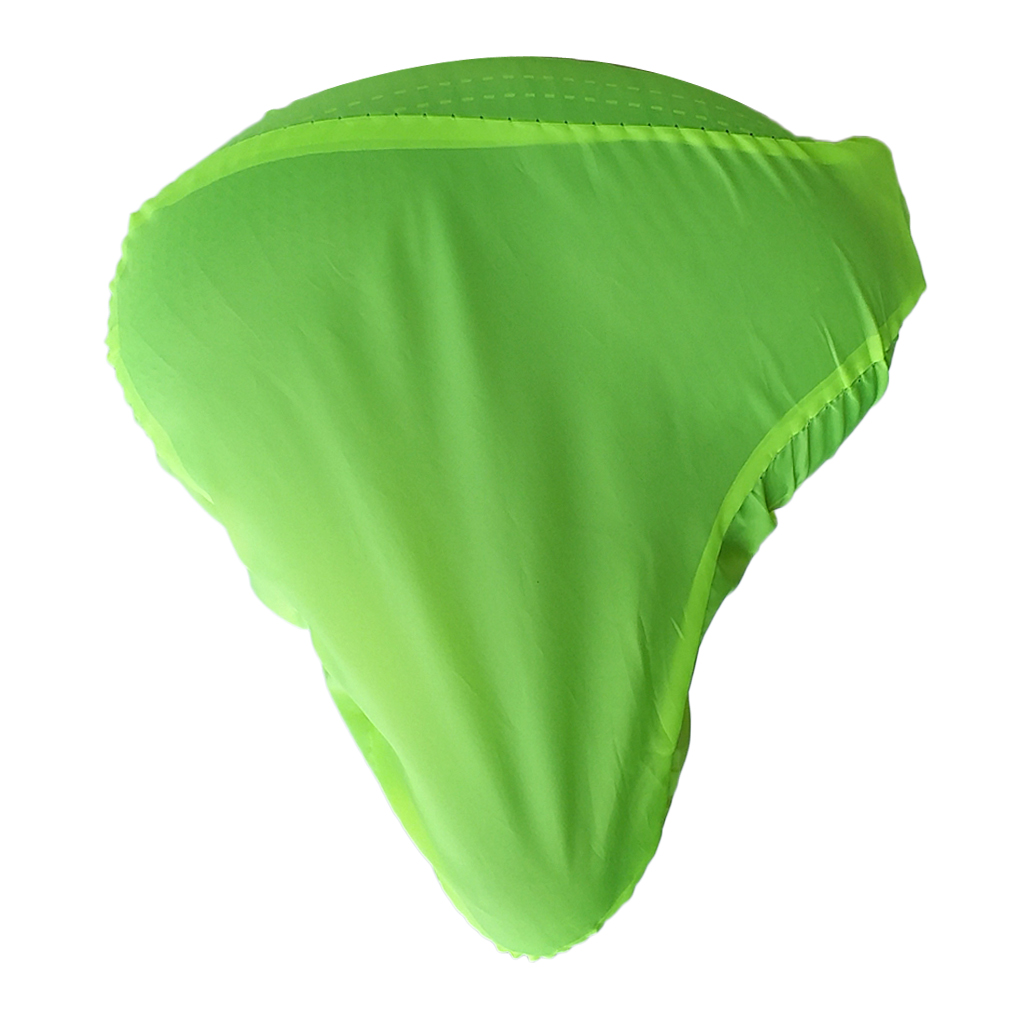 Draagbare Waterdichte Bike Seat Cover-Fietszadel Beschermende Regenhoes Dust Slip Shield Accessories3 Kleuren voor MTB Bike: Green