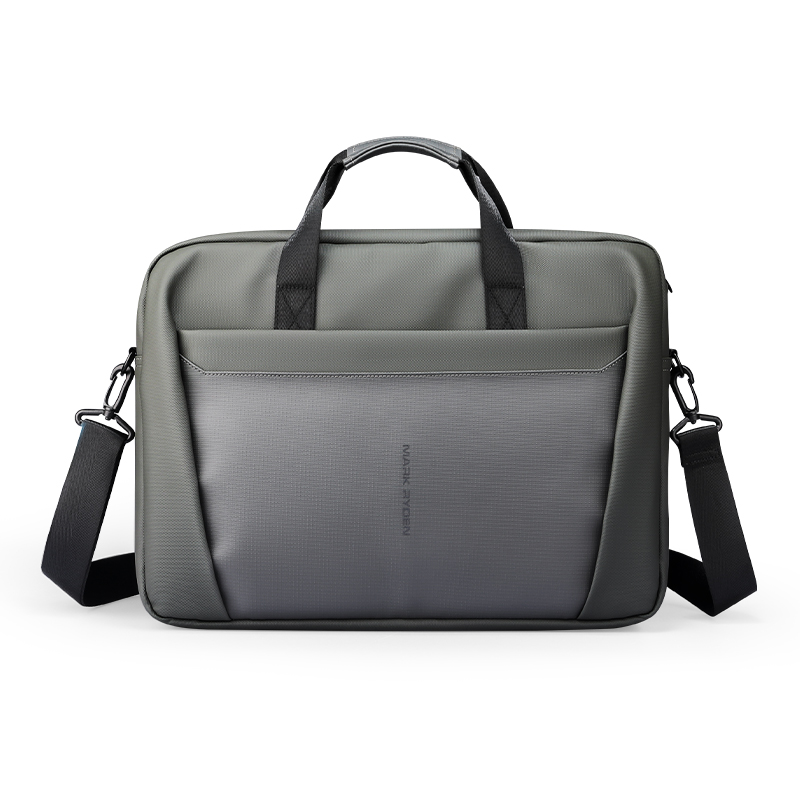 Mark Ryden Capacity Briefcase Travel 15.6in Laptop Document Organizer Shoulder Bag Business Ipad Phone Notebook Storage Handbag: GRAY