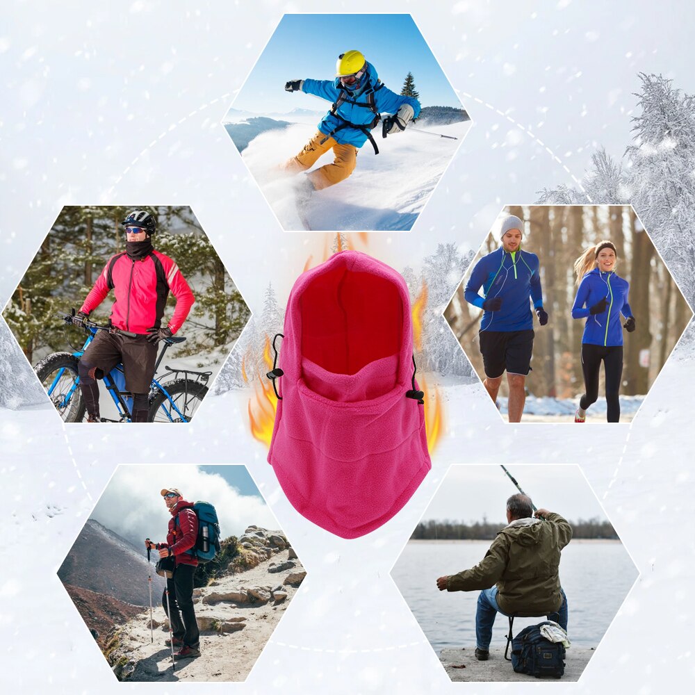 Winter warm Fleece beanies hats for men skull bandana neck warmer balaclava face Warmming Wargame cap Special Forces Unisex Hat