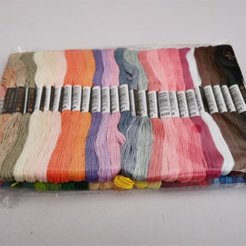 24\36\50 Colors Cross stitch thread Embroidery Thread Floss Sewing Skeins Craft DIY Bracelet braided embroidery thread