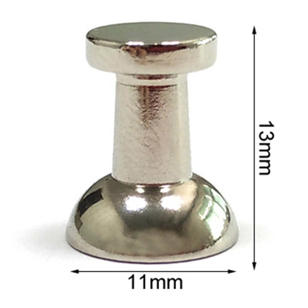 28Pcs Staal Magnetische Push Pins Sterke Magneten Voor Koelkast Badkamer Keuken Locker Klaslokaal Industriële Kantoor Hanger (D11x13 En