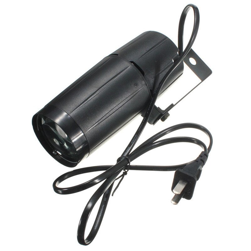 3W LED Spotlight Wit Licht Effecten DJ Projector Lamp Met Afstandsbediening 1.3m US Plug Voor Karaoke Pub Bar wedding Party Indoor