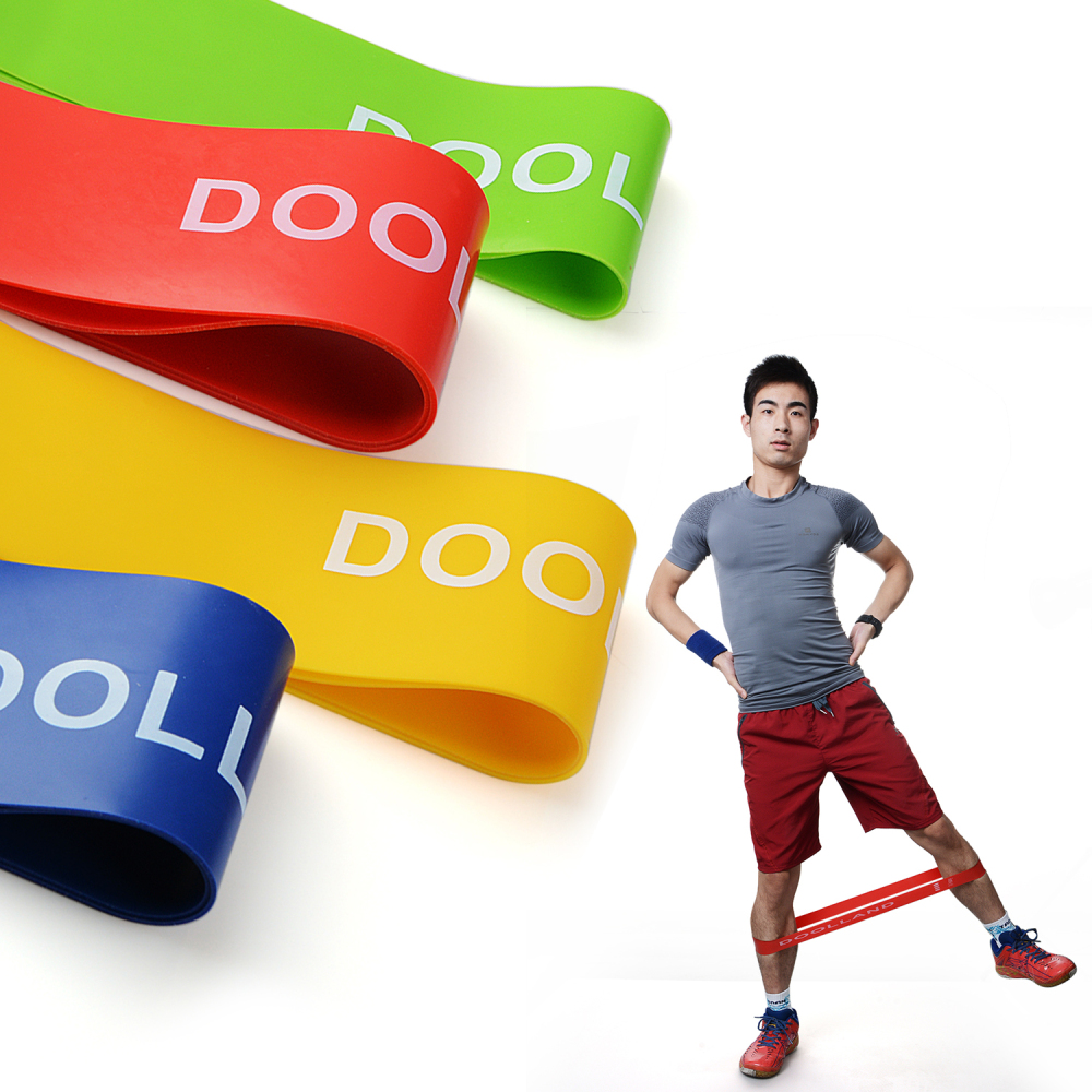 MrY-bandes de résistance élastiques en Latex, 5 couleurs, pour la musculation, pour le Yoga et les Pilates