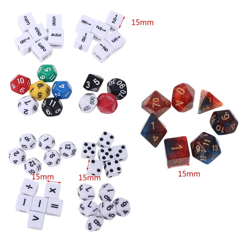 Addition Subtraction Multiplication Division Symbol Dice Baby Math Teaching Prop