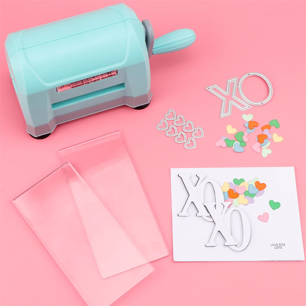 Mini troqueladora Manual portátil, máquina de grabado en papel troquelado y troquelado para hacer tarjetas, herramienta artesanal DIY para álbumes de recortes