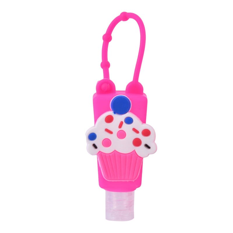 Cartoon Silicone Mini Hand Sanitizer Holder Travel Outdoor Safe Gel Holder Hangable Liquid Soap Dispenser Containers For Kids: A
