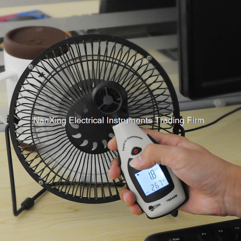 TM840M WindSpeed meter Digital LCD display Wind Speed Measurement Gauge test Sport Anemometer