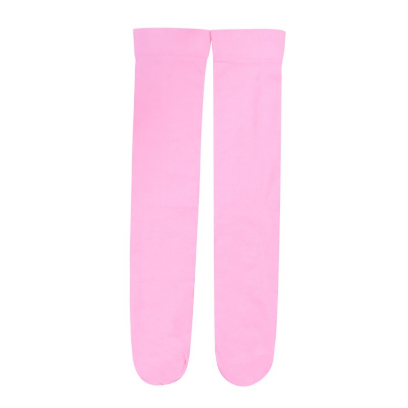 10 kleuren Kinderen Sok Voor 3-12Y Snoep Kleur Baby Knie Hoge Lange Sokken Voor Meisje Kinderen Kleding Accessoires: P