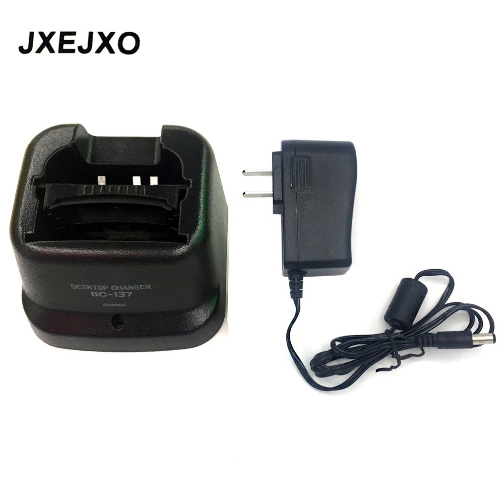 JXEJXO 110 V-240 V BC-137 Ni ładowarka robić ICOM dla IC-A6 IC-A24 IC-V8 IC-V82 IC-U82 IC-F3GT, IC-F4GT, IC-F30GT, IC-F40GT