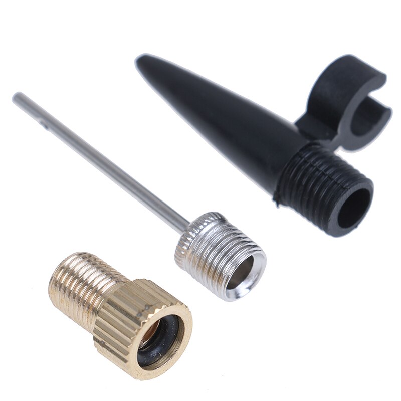 3Pcs/Set Valve Adapter Inflator Kits For Air Frame Pump Needles Adaptor Bikes Tire Sports Ball Air Pump Inflation Needle Adapter