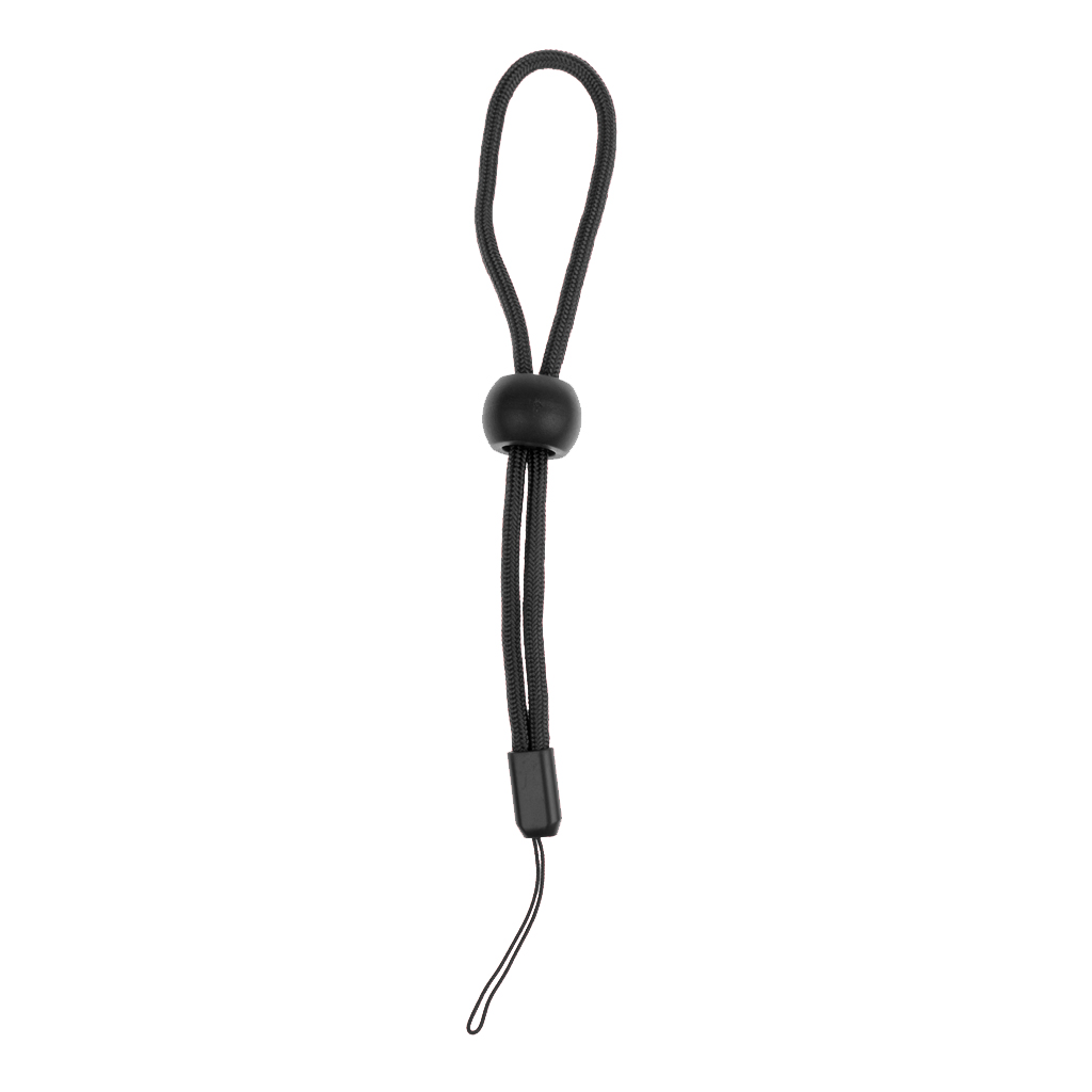 Verstelbare Nylon Duiken Anti-Dropped Lanyard Polsband voor Camera PhoneUnderwater Fotografie Zwemmen Accessoire: Black