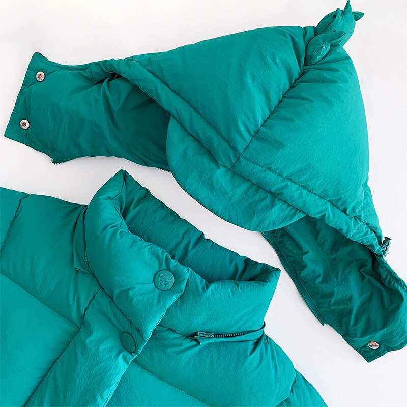 Winter kinder donsjack meisjes dinosaurus warme kinderkleding meisjes afneembare muts 2-3-8 jaar dikke lange jas