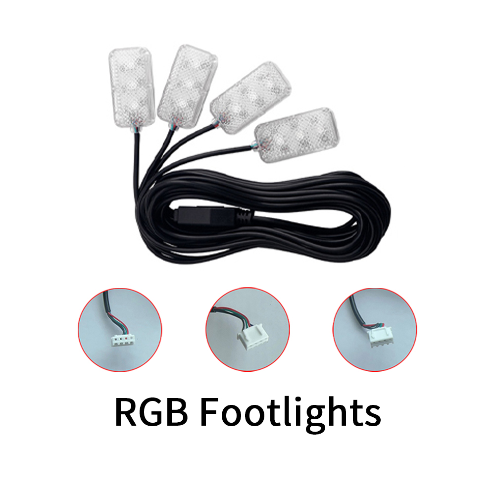 Full Colors Streamer Symphony RGBIC Omgevingslichtaccessoires 3-draads LED-strip (RGB deur/opslag/voetlicht 4-draads) "LED-lamp" app: Warm White