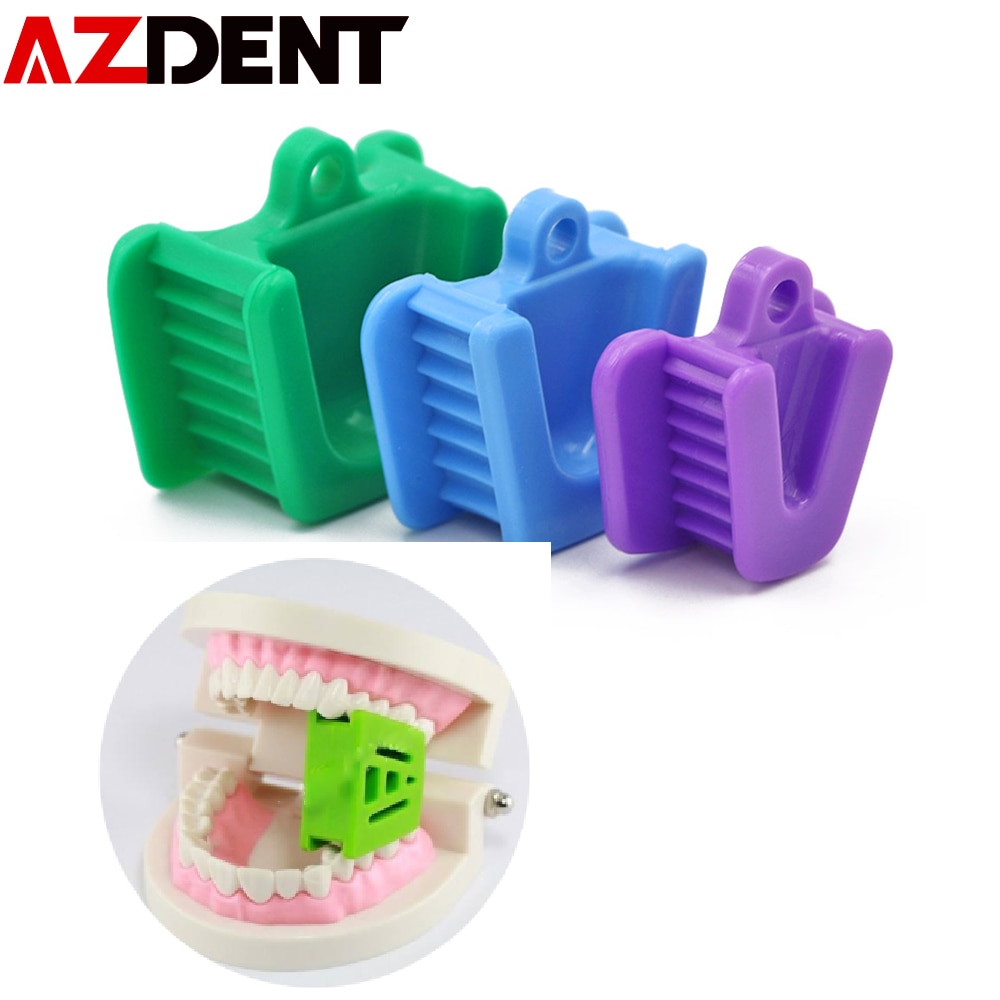 3 Pcs/s/M/ L Dental Mond Opener Dental Occlusale Pad Tanden Prop Bite Rubber Opener Retractor Latex