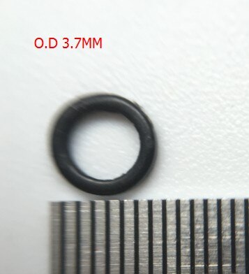 Rompin 100 stk karpe fiskerigge hurtig skift rund rig ringe fiskerigge o ringe 3.1mm & 3.7mm: Od 3 7